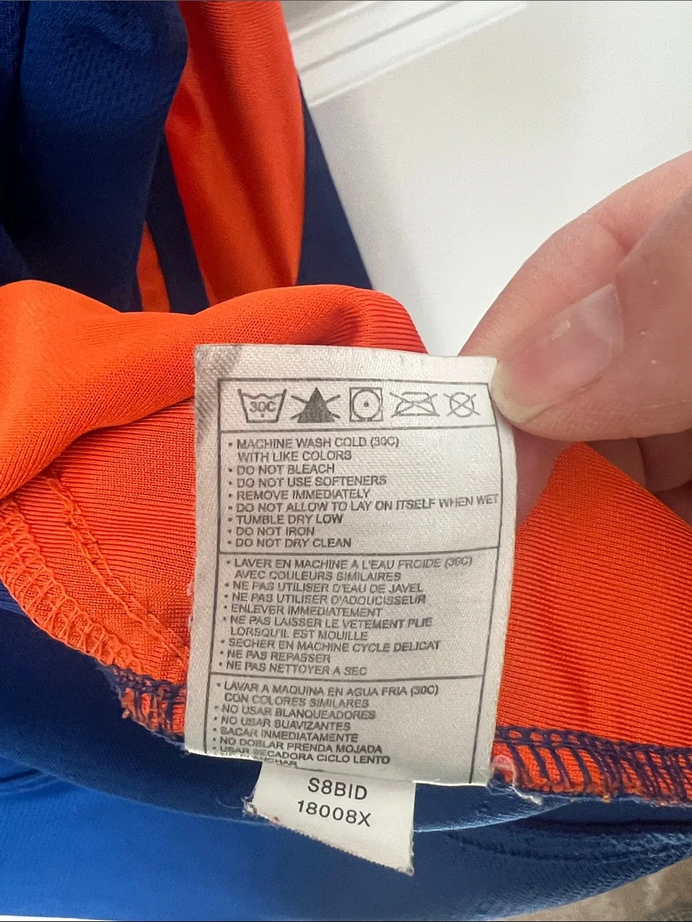 Nike Blue and Orange New York Mets Full-Zip Lightweight Jacket